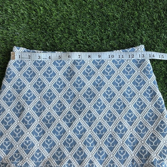 SANDRO Luxury Designer Fluted Hem Mini Skirt size 38 EU / US size 6 - Picture 4 of 12